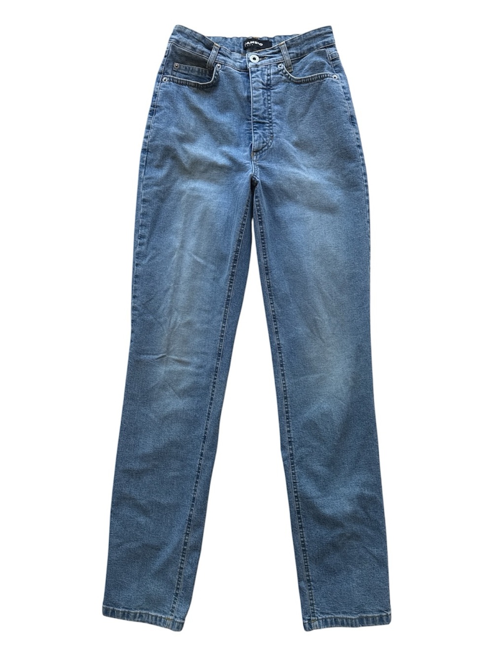 Vintage Cambio High Waisted Slim Straight Leg Jeans - US 4 / DE 34